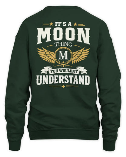 MOON KT06-M008 It’s a [NAME] Thing – You Wouldn’t Understand | Personalized Vintage T-Shirt - Unisex Sweatshirt - Forest Green