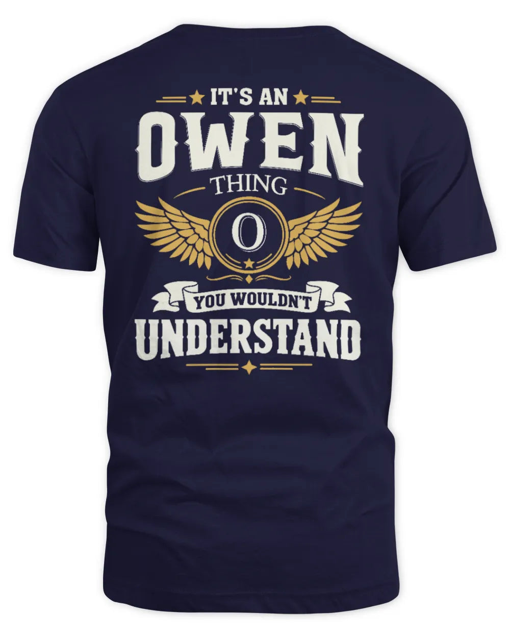 OWEN KT06-M008 It’s a [NAME] Thing – You Wouldn’t Understand | Personalized Vintage T-Shirt - Unisex Standard T-Shirt - Navy