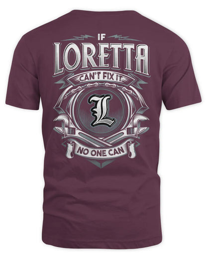 LORETTA AP81-K4-626 - Personalized Ahmed Quote Apparel “If Ahmed Can't Fix It, No One Can” - Unisex Standard T-Shirt - Maroon