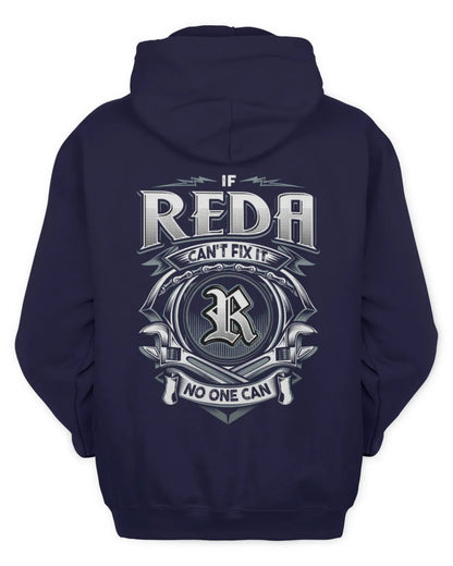 REDA AP81-K4-626 - Personalized Ahmed Quote Apparel “If Ahmed Can't Fix It, No One Can” - Unisex Hoodie - Navy