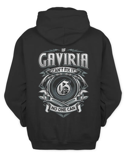 GAVIRIA AP81-K4-626 - Personalized Ahmed Quote Apparel “If Ahmed Can't Fix It, No One Can” - Unisex Hoodie - Black