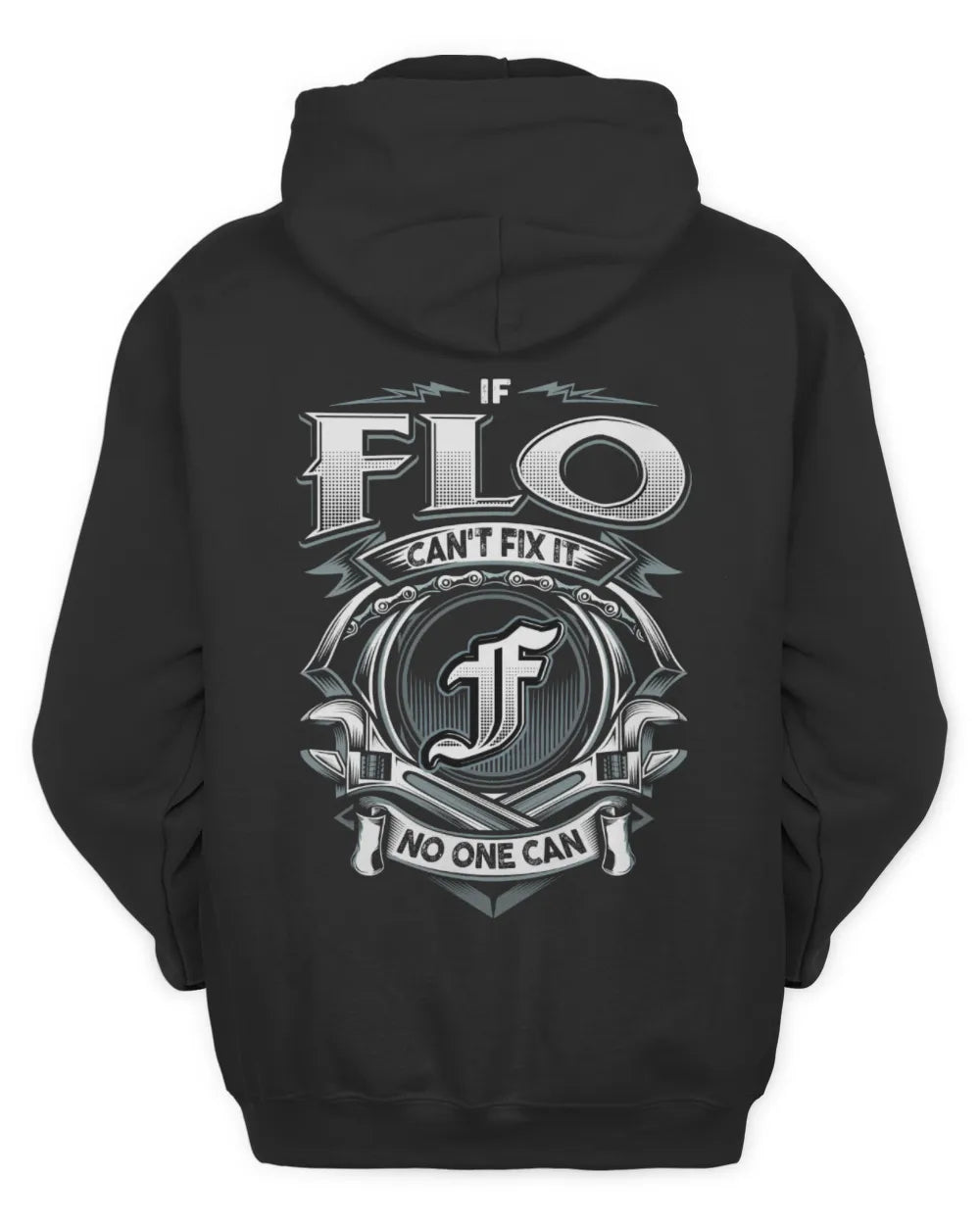 FLO AP81-K4-626 - Personalized Ahmed Quote Apparel “If Ahmed Can't Fix It, No One Can” - Unisex Hoodie - Black