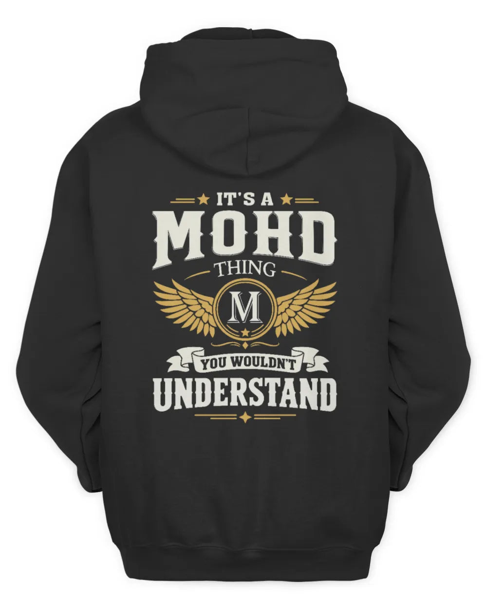MOHD KT06-M008 It’s a [NAME] Thing – You Wouldn’t Understand | Personalized Vintage T-Shirt - Unisex Hoodie - Black