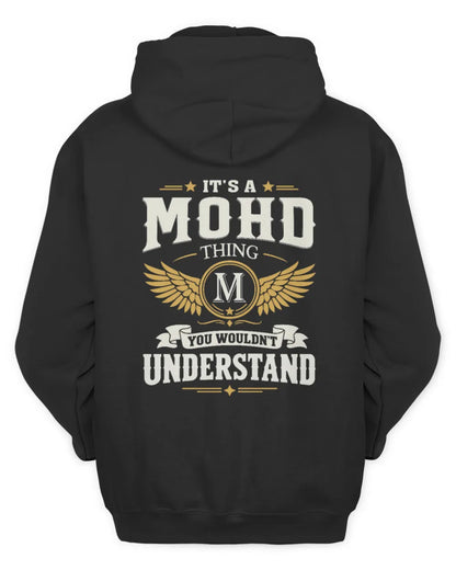 MOHD KT06-M008 It’s a [NAME] Thing – You Wouldn’t Understand | Personalized Vintage T-Shirt - Unisex Hoodie - Black