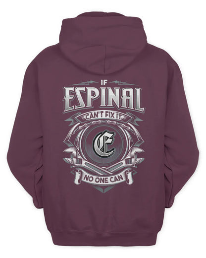 ESPINAL AP81-K4-626 - Personalized Ahmed Quote Apparel “If Ahmed Can't Fix It, No One Can” - Unisex Hoodie - Maroon
