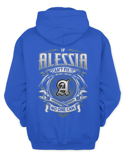 ALESSIA AP81-K4-626 - Personalized Ahmed Quote Apparel “If Ahmed Can't Fix It, No One Can” - Unisex Hoodie - Royal