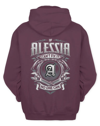 ALESSIA AP81-K4-626 - Personalized Ahmed Quote Apparel “If Ahmed Can't Fix It, No One Can” - Unisex Hoodie - Maroon