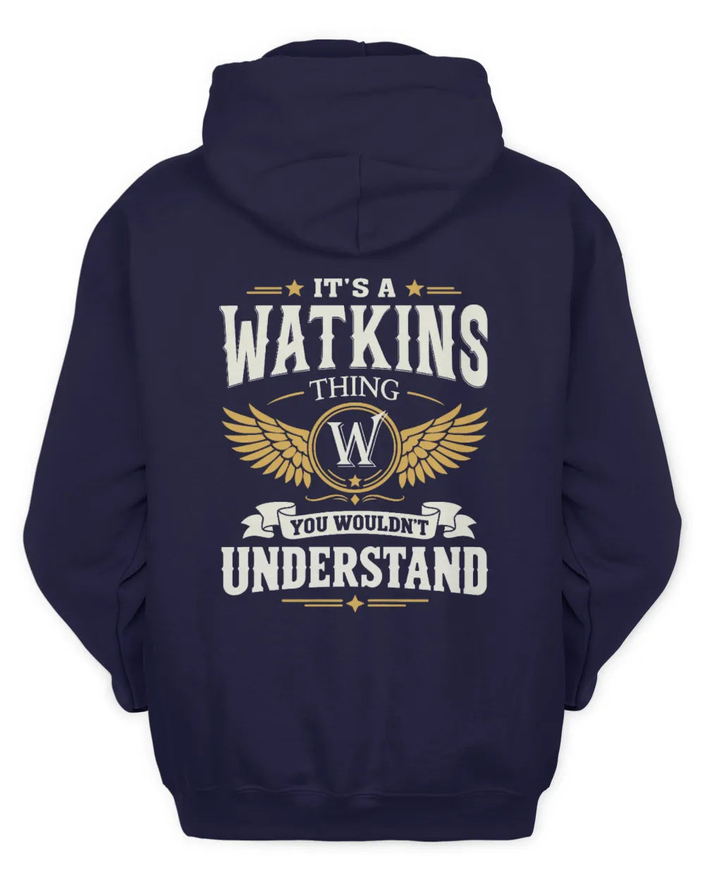 WATKINS KT06-M008 It’s a [NAME] Thing – You Wouldn’t Understand | Personalized Vintage T-Shirt - Unisex Hoodie - Navy