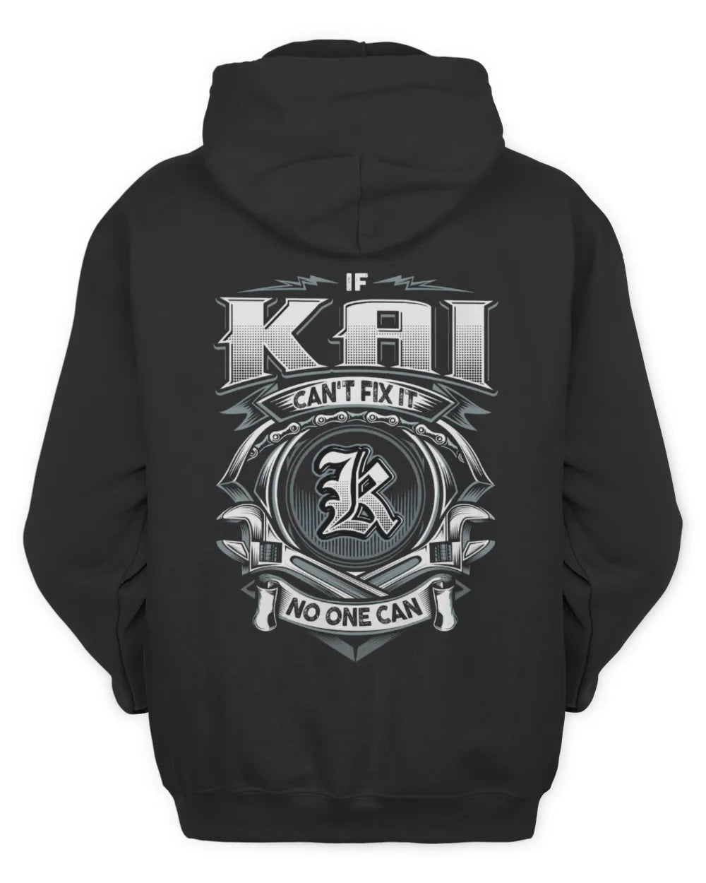 KAI AP81-K4-626 - Personalized Ahmed Quote Apparel “If Ahmed Can't Fix It, No One Can” - Unisex Hoodie - Black
