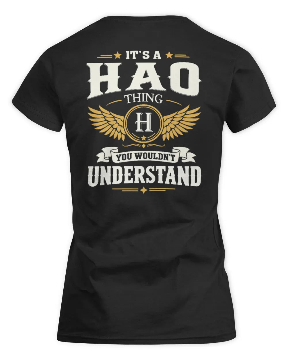 HAO KT06-M008 It’s a [NAME] Thing – You Wouldn’t Understand | Personalized Vintage T-Shirt - Women's Standard T-Shirt - Black