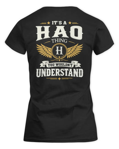 HAO KT06-M008 It’s a [NAME] Thing – You Wouldn’t Understand | Personalized Vintage T-Shirt - Women's Standard T-Shirt - Black
