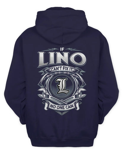 LINO AP81-K4-626 - Personalized Ahmed Quote Apparel “If Ahmed Can't Fix It, No One Can” - Unisex Hoodie - Navy