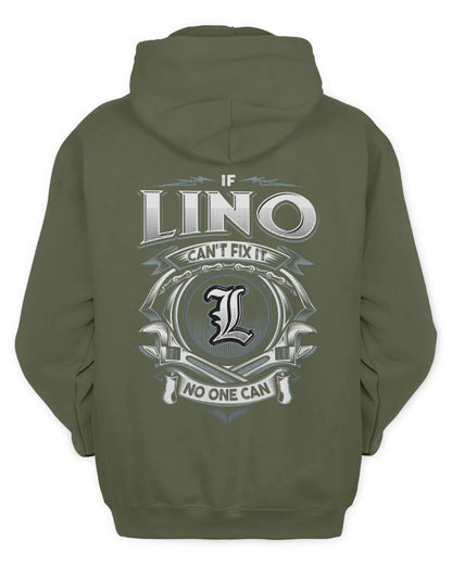 LINO AP81-K4-626 - Personalized Ahmed Quote Apparel “If Ahmed Can't Fix It, No One Can” - Unisex Hoodie - Military Green