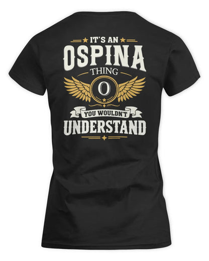 OSPINA KT06-M008 It’s a [NAME] Thing – You Wouldn’t Understand | Personalized Vintage T-Shirt - Women's Standard T-Shirt - Black