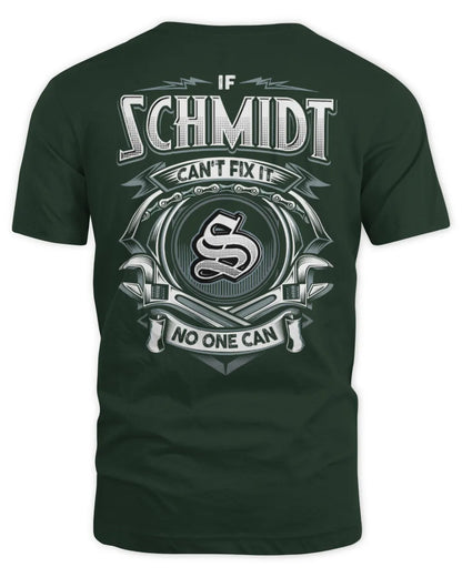 SCHMIDT AP81-K4-626 - Personalized Ahmed Quote Apparel “If Ahmed Can't Fix It, No One Can” - Unisex Standard T-Shirt - Forest Green