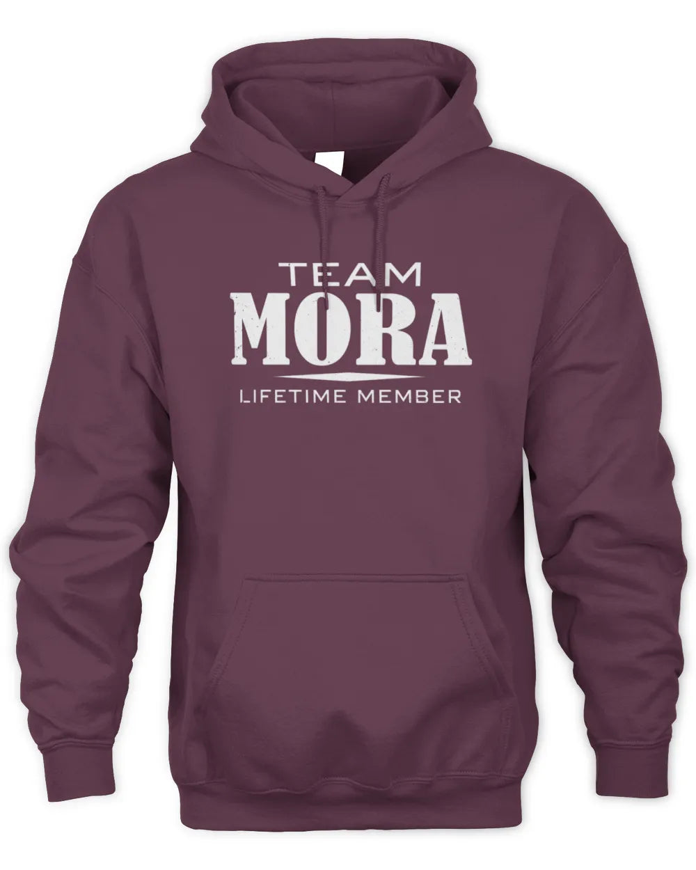 MORA BL62-K4-128 - Personalized “Team NAME Lifetime Member” - Unisex Hoodie - Maroon