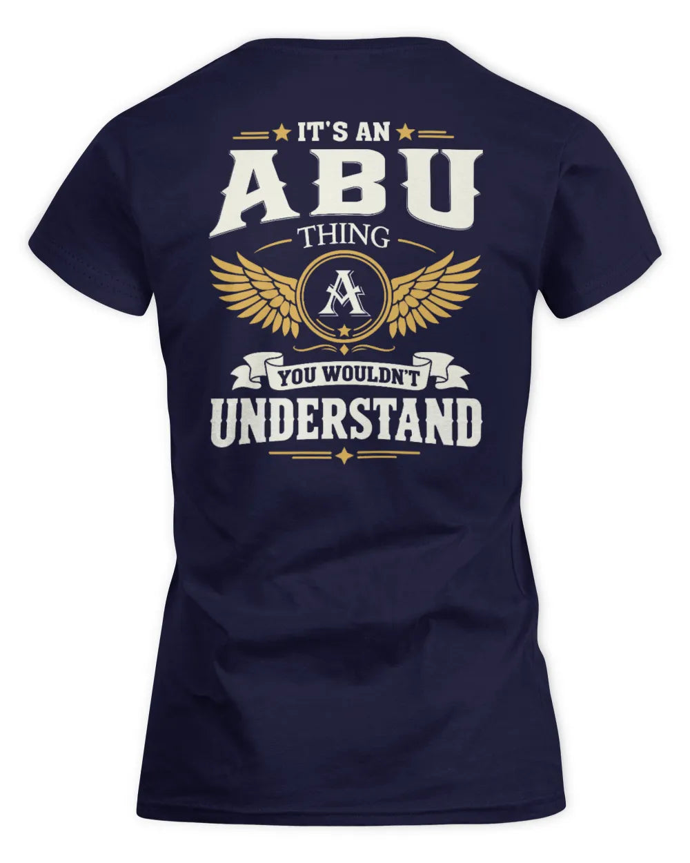 ABU KT06-M008 It’s a [NAME] Thing – You Wouldn’t Understand | Personalized Vintage T-Shirt - Women's Standard T-Shirt - Navy