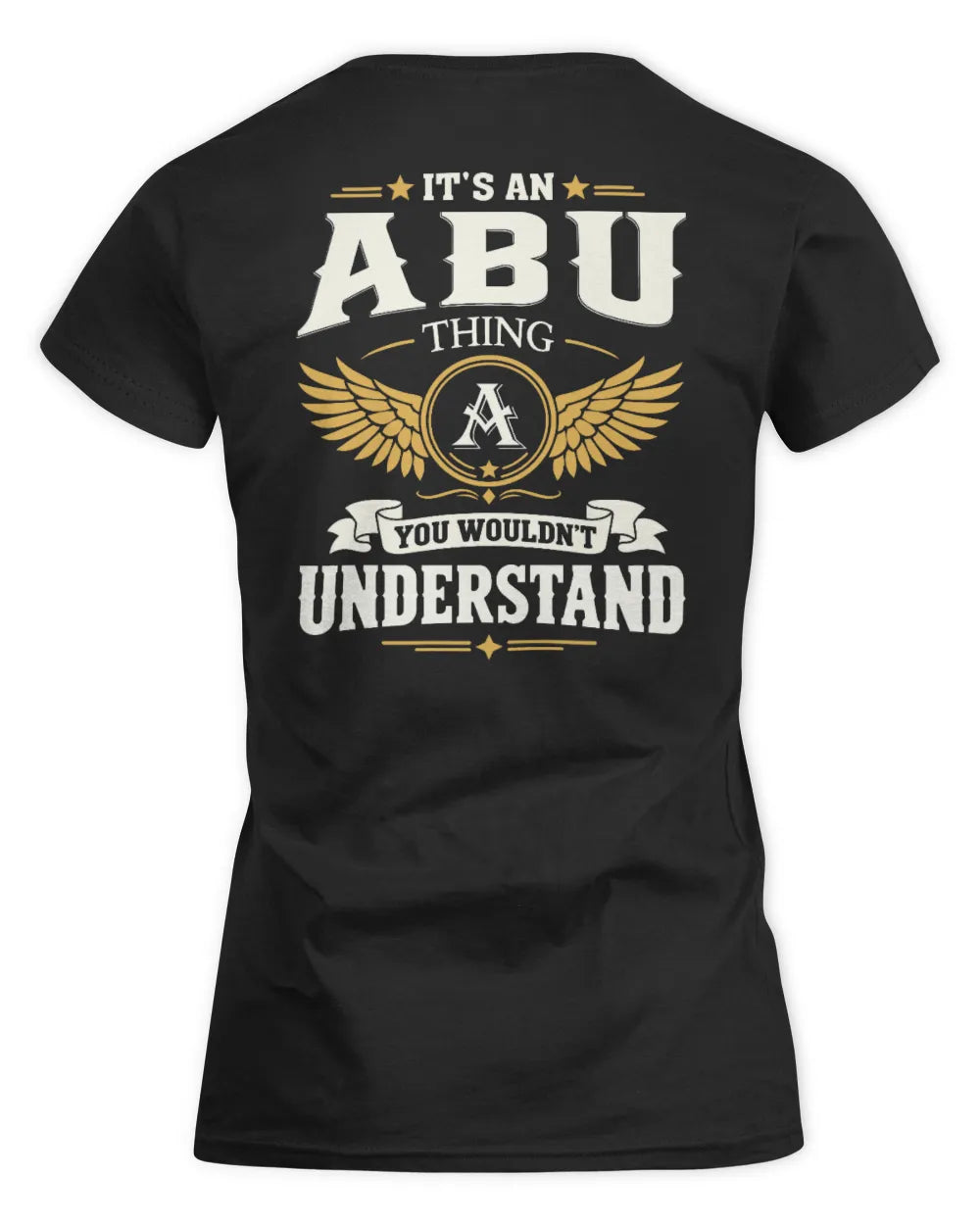ABU KT06-M008 It’s a [NAME] Thing – You Wouldn’t Understand | Personalized Vintage T-Shirt - Women's Standard T-Shirt - Black