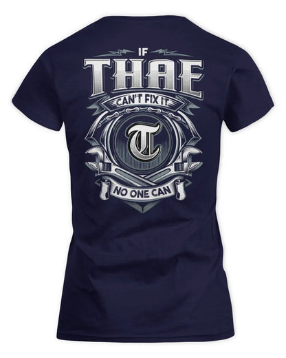 THAE AP81-K4-626 - Personalized Ahmed Quote Apparel “If Ahmed Can't Fix It, No One Can” - Women's Standard T-Shirt - Navy