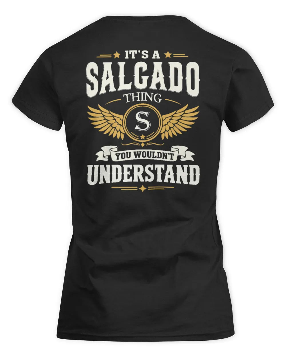SALGADO KT06-M008 It’s a [NAME] Thing – You Wouldn’t Understand | Personalized Vintage T-Shirt - Women's Standard T-Shirt - Black