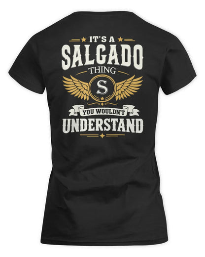 SALGADO KT06-M008 It’s a [NAME] Thing – You Wouldn’t Understand | Personalized Vintage T-Shirt - Women's Standard T-Shirt - Black