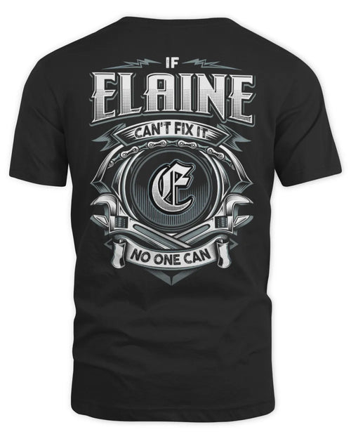 ELAINE AP81-K4-626 - Personalized Ahmed Quote Apparel “If Ahmed Can't Fix It, No One Can” - Unisex Standard T-Shirt - Black