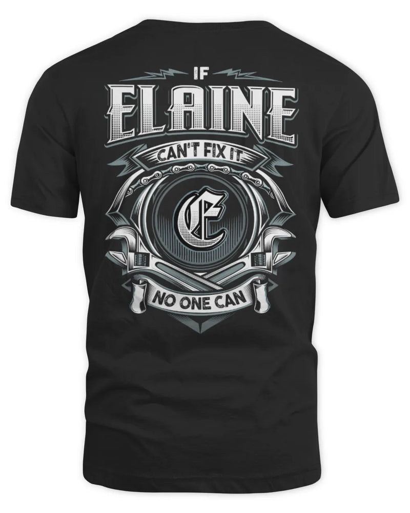 ELAINE AP81-K4-626 - Personalized Ahmed Quote Apparel “If Ahmed Can't Fix It, No One Can” - Unisex Standard T-Shirt - Black