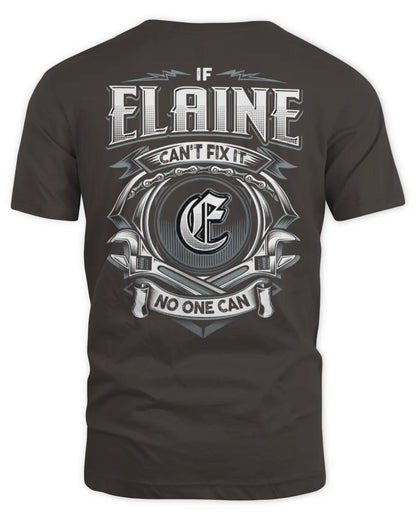 ELAINE AP81-K4-626 - Personalized Ahmed Quote Apparel “If Ahmed Can't Fix It, No One Can” - Unisex Standard T-Shirt - Dark Chocolate