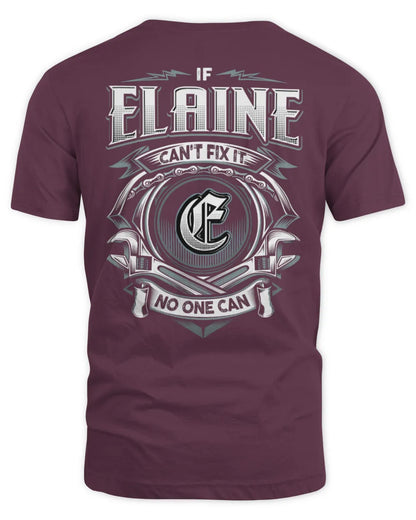 ELAINE AP81-K4-626 - Personalized Ahmed Quote Apparel “If Ahmed Can't Fix It, No One Can” - Unisex Standard T-Shirt - Maroon