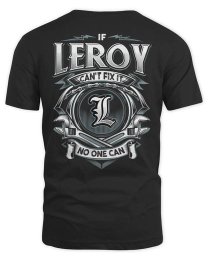 LEROY AP81-K4-626 - Personalized Ahmed Quote Apparel “If Ahmed Can't Fix It, No One Can” - Unisex Standard T-Shirt - Black