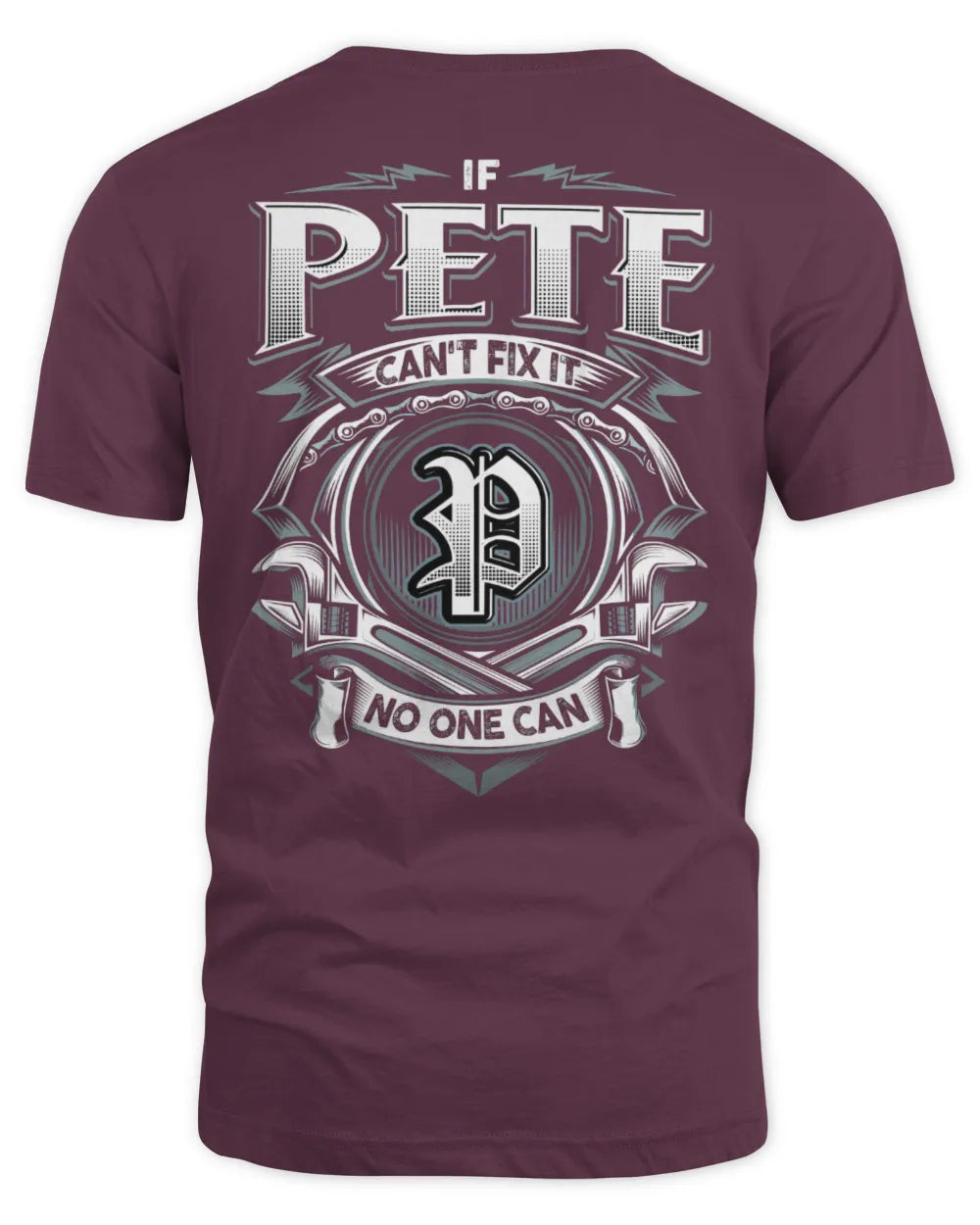 PETE AP81-K4-626 - Personalized Ahmed Quote Apparel “If Ahmed Can't Fix It, No One Can” - Unisex Standard T-Shirt - Maroon