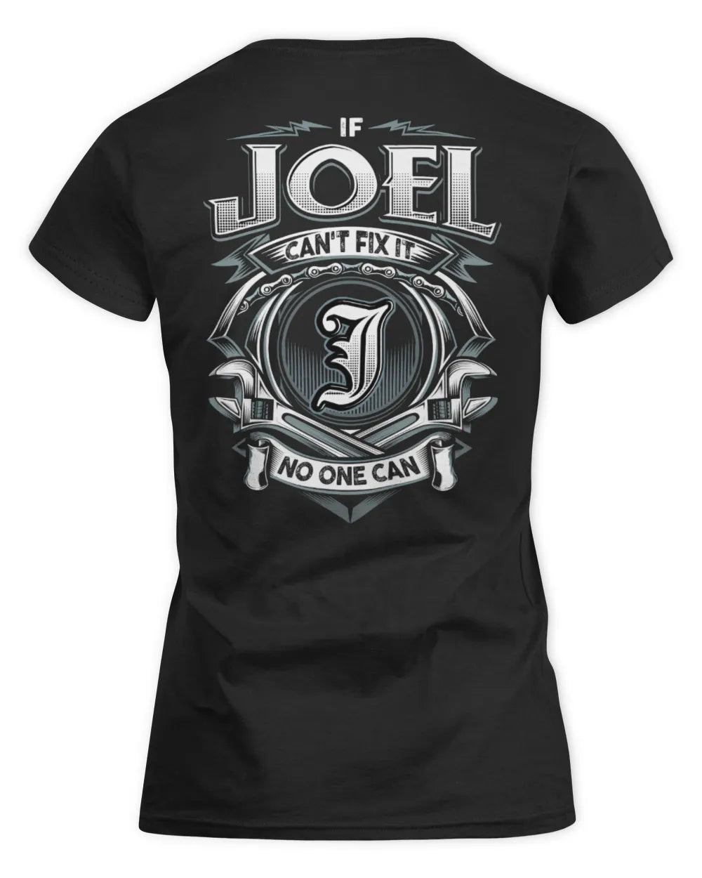 JOEL AP81-K4-626 - Personalized Ahmed Quote Apparel “If Ahmed Can't Fix It, No One Can” - Women's Standard T-Shirt - Black