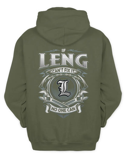 LENG AP81-K4-626 - Personalized Ahmed Quote Apparel “If Ahmed Can't Fix It, No One Can” - Unisex Hoodie - Military Green