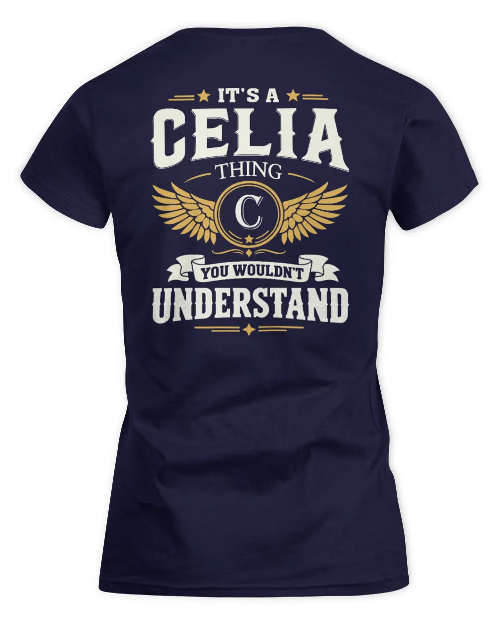 CELIA KT06-M008 It’s a [NAME] Thing – You Wouldn’t Understand | Personalized Vintage T-Shirt - Women's Standard T-Shirt - Navy