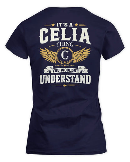 CELIA KT06-M008 It’s a [NAME] Thing – You Wouldn’t Understand | Personalized Vintage T-Shirt - Women's Standard T-Shirt - Navy