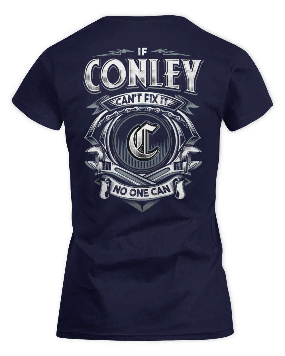 CONLEY AP81-K4-626 - Personalized Ahmed Quote Apparel “If Ahmed Can't Fix It, No One Can” - Women's Standard T-Shirt - Navy