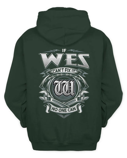 WES AP81-K4-626 - Personalized Ahmed Quote Apparel “If Ahmed Can't Fix It, No One Can” - Unisex Hoodie - Forest Green