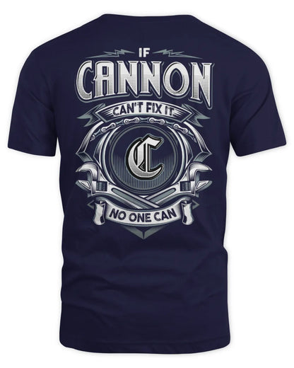 CANNON AP81-K4-626 - Personalized Ahmed Quote Apparel “If Ahmed Can't Fix It, No One Can” - Unisex Standard T-Shirt - Navy