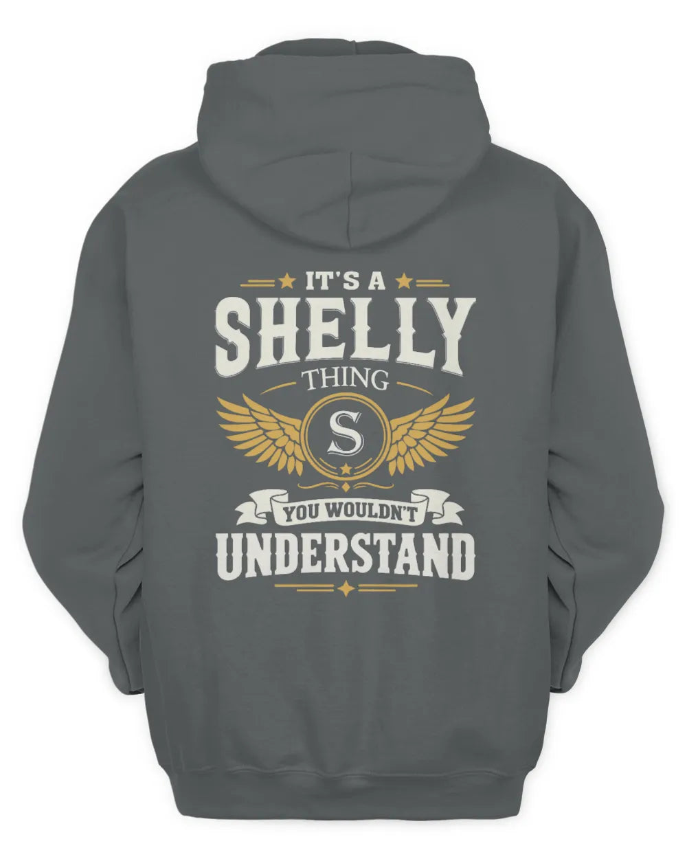 SHELLY KT06-M008 It’s a [NAME] Thing – You Wouldn’t Understand | Personalized Vintage T-Shirt - Unisex Hoodie - Charcoal