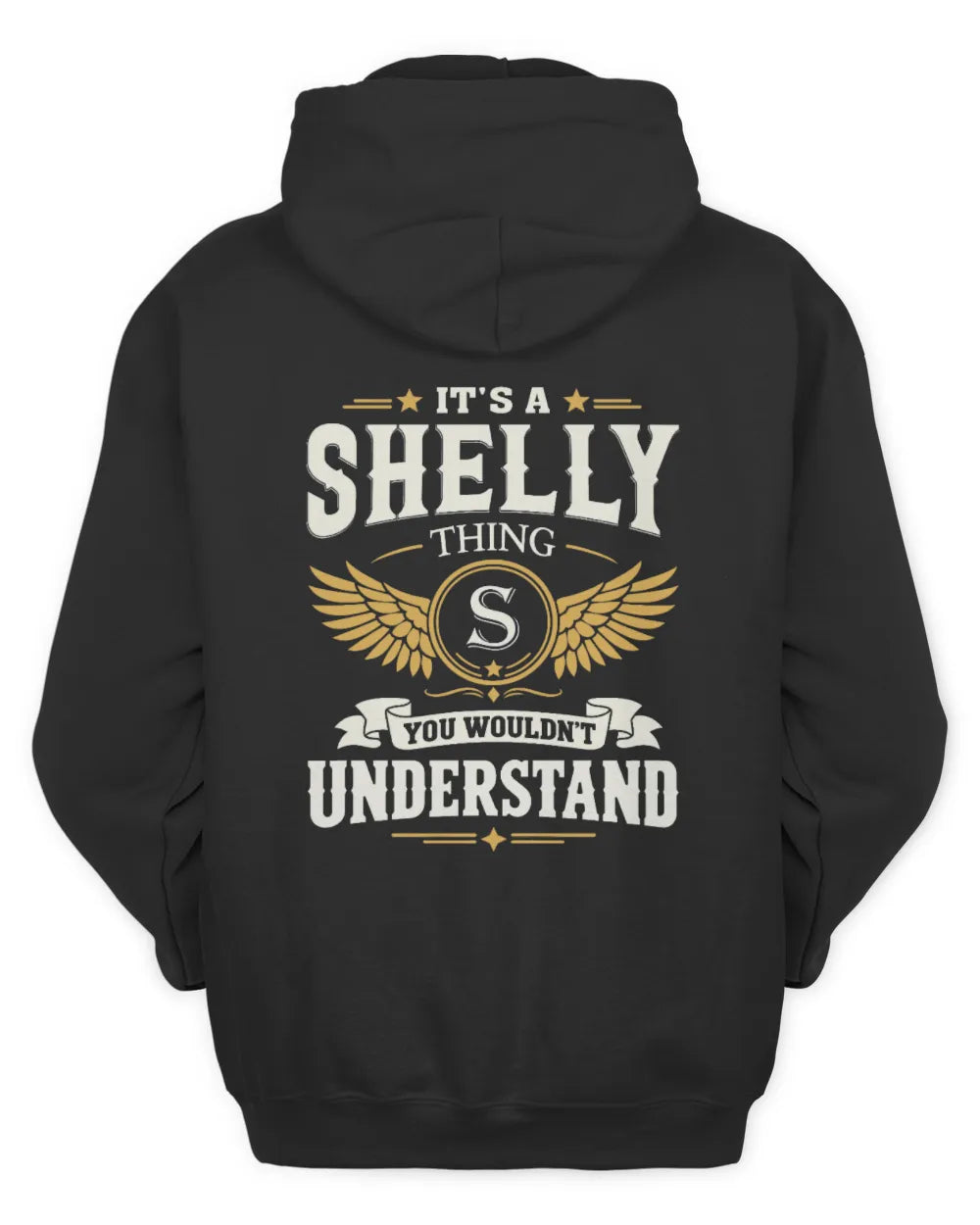 SHELLY KT06-M008 It’s a [NAME] Thing – You Wouldn’t Understand | Personalized Vintage T-Shirt - Unisex Hoodie - Black