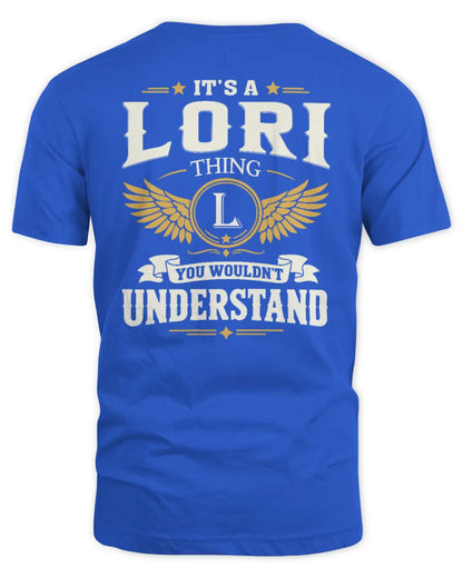 LORI KT06-M008 It’s a [NAME] Thing – You Wouldn’t Understand | Personalized Vintage T-Shirt - Unisex Standard T-Shirt - Royal