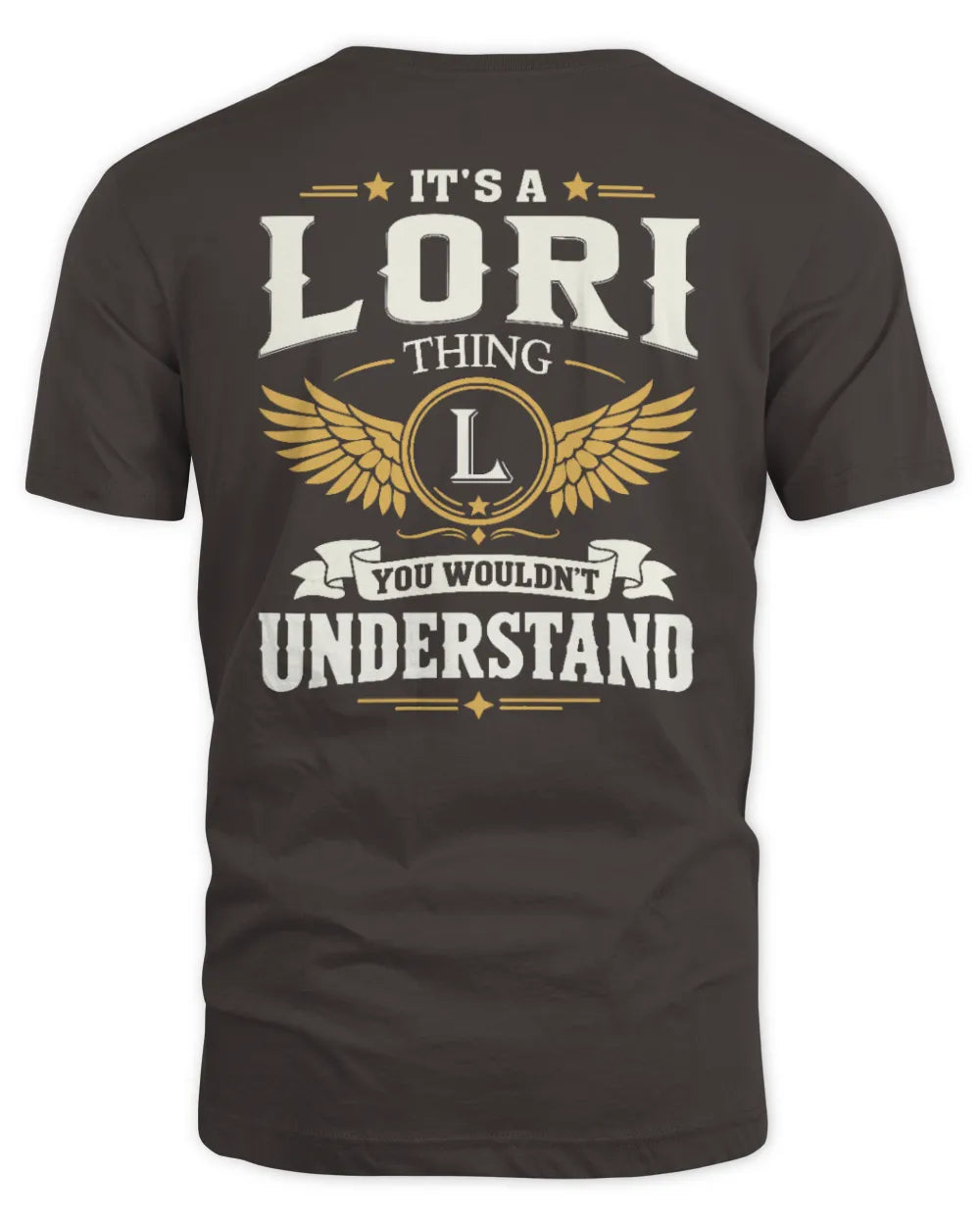 LORI KT06-M008 It’s a [NAME] Thing – You Wouldn’t Understand | Personalized Vintage T-Shirt - Unisex Standard T-Shirt - Dark Chocolate