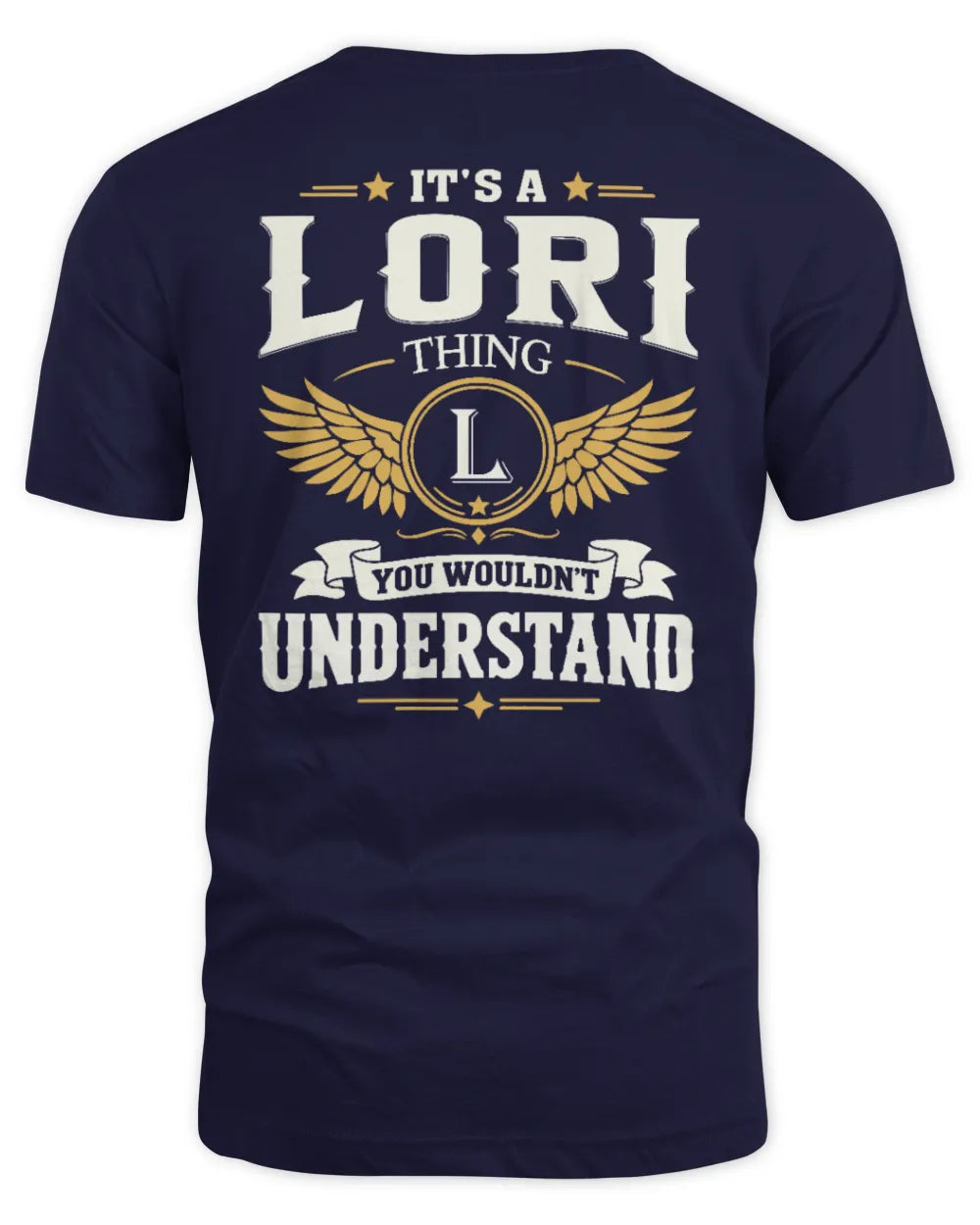 LORI KT06-M008 It’s a [NAME] Thing – You Wouldn’t Understand | Personalized Vintage T-Shirt - Unisex Standard T-Shirt - Navy