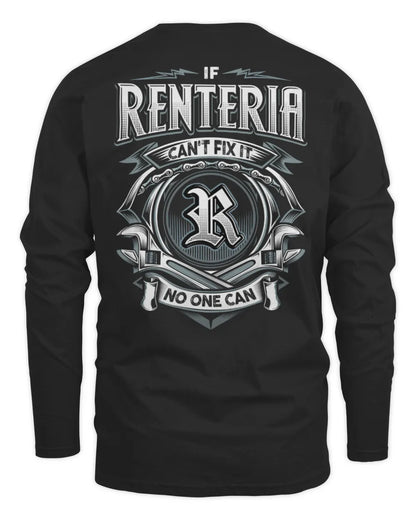 RENTERIA AP81-K4-626 - Personalized Ahmed Quote Apparel “If Ahmed Can't Fix It, No One Can” - Men's Long Sleeved T-Shirt - Black