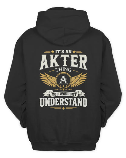 AKTER KT06-M008 It’s a [NAME] Thing – You Wouldn’t Understand | Personalized Vintage T-Shirt - Unisex Hoodie - Black