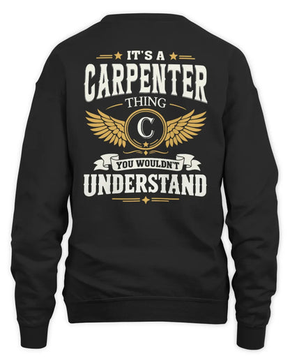 CARPENTER KT06-M008 It’s a [NAME] Thing – You Wouldn’t Understand | Personalized Vintage T-Shirt - Unisex Sweatshirt - Black