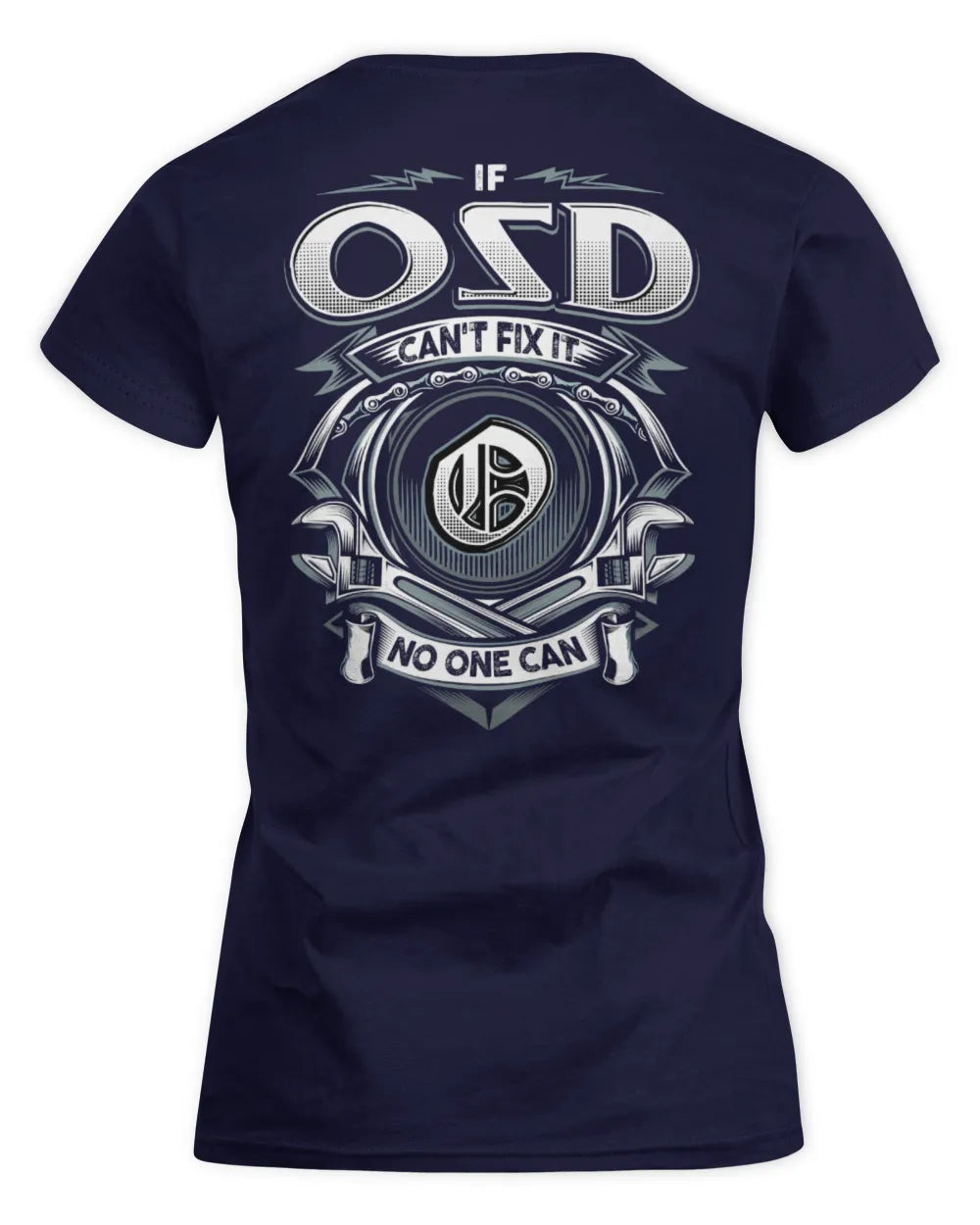 OSD AP81-K4-626 - Personalized Ahmed Quote Apparel “If Ahmed Can't Fix It, No One Can” - Women's Standard T-Shirt - Navy