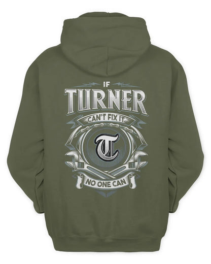 TURNER AP81-K4-626 - Personalized Ahmed Quote Apparel “If Ahmed Can't Fix It, No One Can” - Unisex Hoodie - Military Green