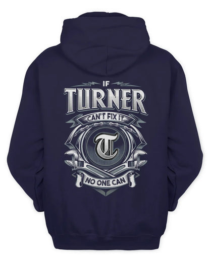 TURNER AP81-K4-626 - Personalized Ahmed Quote Apparel “If Ahmed Can't Fix It, No One Can” - Unisex Hoodie - Navy