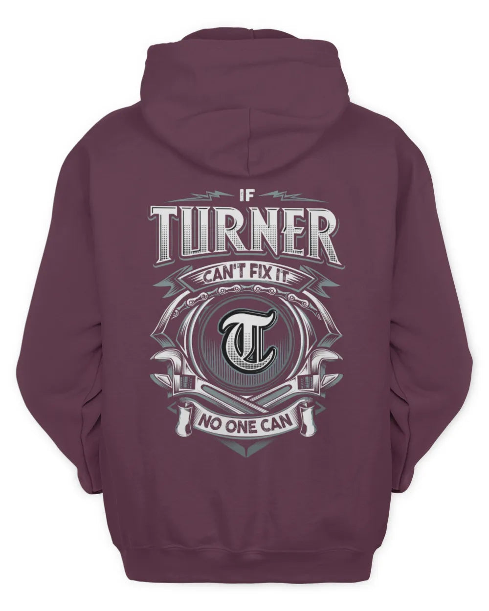 TURNER AP81-K4-626 - Personalized Ahmed Quote Apparel “If Ahmed Can't Fix It, No One Can” - Unisex Hoodie - Maroon